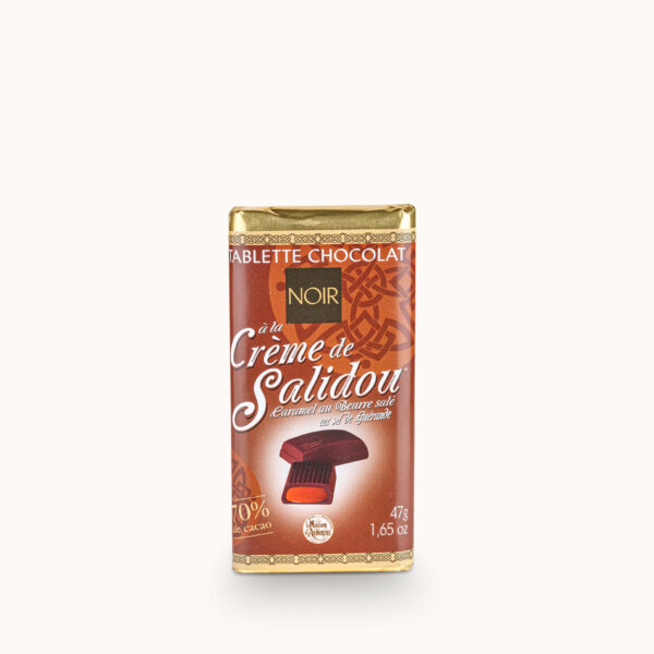 Mini tablette de chocolat noir