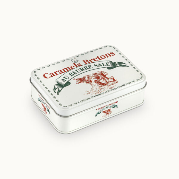 Boite métal 150g "Vache" - Caramels tendres au beurre salé